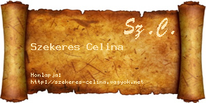 Szekeres Celina névjegykártya